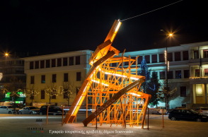 Τρολιές 2017: Χριστουγεννιάτικο δέντρο δήμου Ιωαννίνων