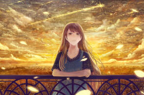 sunlight-night-anime-evening-fence-mythology-light-girl-starry-sky-576852.jpg