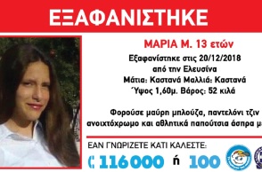 Εξαφάνιση ανηλίκου