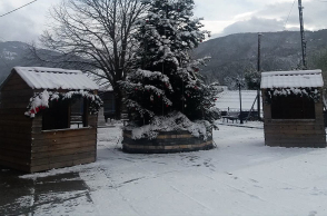 Χιόνια στην Ορεινή Ναυπακτία - Χωριό Άνω Χώρα 