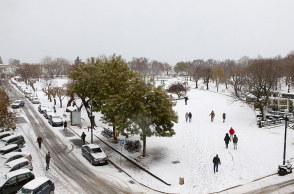 Χιόνια στην Κέρκυρα