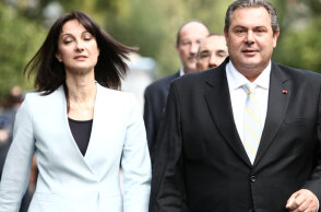 Έλενα Κουντουρά και Πάνος Καμμένος