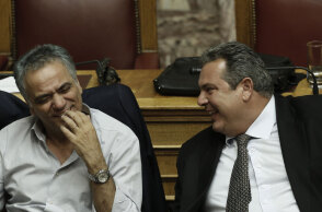 Πάνος Σκουρλέτης και Πάνος Καμμένος