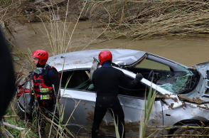 Το αυτοκίνητο στο οποίο επέβαινε η οικογένεια