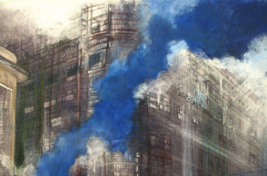 Χαρά Παρθένη με θέμα το κτίριο του Acropol- Palace