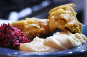 Μπακαλιάρος με σούγλι στη Βόλτα