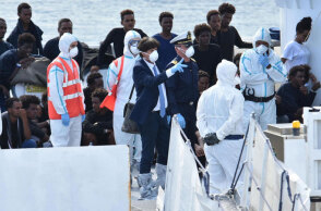 Λαμπεντούζα - Μετανάστες