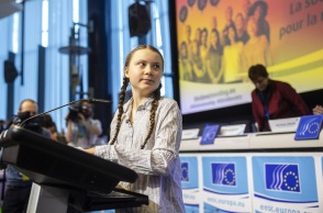 Η σουηδή μαθήτρια Γκρέτα Τούνμπεργκ 