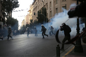 Επεισόδια στο κέντρο της Αθήνας