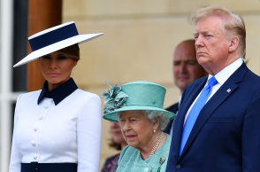 Μελάνια, Ντόναλντ Τραμπ - βασίλισσα Ελισάβετ Β'