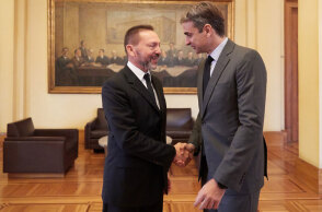 Γιάννης Στουρνάρας και Κυριάκος Μητσοτάκης