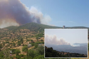 Εύβοια: Μεγάλη πυρκαγιά στην περιοχή Μανίκια