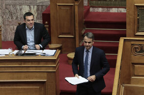 Κυριάκος Μητσοτάκης και Αλέξης Τσίπρας