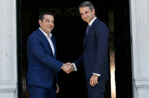 Κυριάκος Μητσοτάκης και Αλέξης Τσίπρας