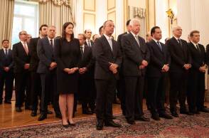 ΟΡΚΩΜΟΣΙΑ ΤΗΣ ΚΥΒΕΡΝΗΣΗΣ ΝΕΑΣ ΔΗΜΟΚΡΑΤΙΑΣ ΣΤΟ ΠΡΟΕΔΡΙΚΟ ΜΕΓΑΡΟ © INTIME NEWS / ΓτΠ ANDREA BONETTI