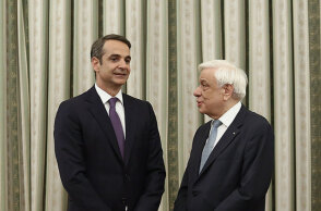 Κυριάκος Μητσοτάκης και Προκόπης Παυλόπουλος