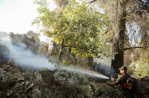Κατάσβεση φωτιάς στην Εύβοια