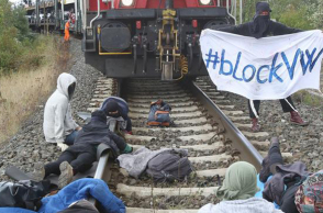 Οικολόγοι ακτιβιστές στη Γερμανία