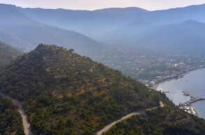 Παραλία Λυγαριά στον Τυρό Αρκαδίας