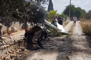 Σύγκρουση ελικοπτέρου με αεροσκάφος