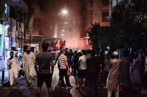 Φωτιά στην οδό Μενάνδρου