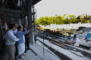 Αυτοψία στο εργοτάξιο της Εθνικής Πινακοθήκης