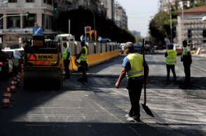 Εργασίες κατασκευής στο Μετρό Θεσσαλονίκης
