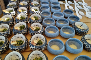 Πιάτα με ξενικά είδη ψαριών