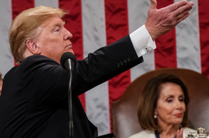 Ντόναλντ Τραμπ, Νάνσι Πέλοζι