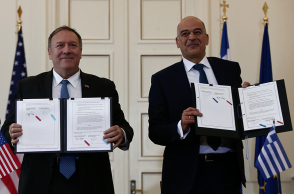 Μάικ Πομπέο-Νίκος Δένδιας