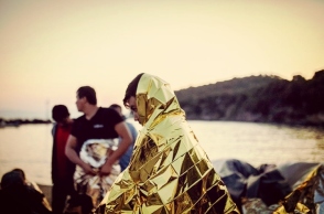 Πρόσφυγες στη Συκαμιά Λέσβου