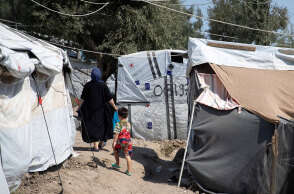 Καταυλισμός προσφύγων και μεταναστών στη Μόρια