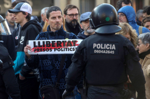 Διαδήλωση στη Βαρκελώνη