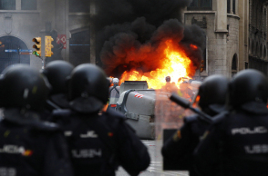 Οδομαχίες στη Βαρκελώνη