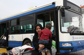 Μεταφορά μεταναστών στην ενδοχώρα