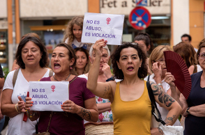 Διαδήλωση γυναικών στη Μαδρίτη