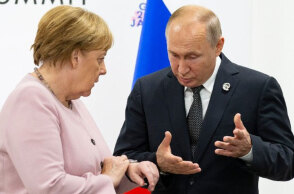 Άγγελα Μέρκελ -  Βλαντίμιρ Πούτιν 