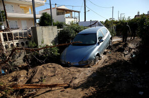 Σαρωτικό το πέρασμα της κακοκαιρίας «Γηρυόνης» στην Κινέτα