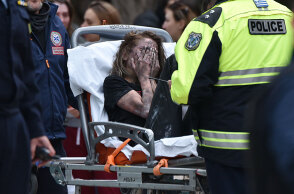 Απεγκλωβισμός γυναίκας από φλεγόμενο ξενοδοχείο