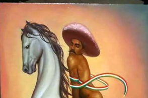 Ο γυμνός Εμιλιάνο Ζαπάτα