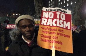 Διαμαρτυρία κατά του Τζόνσον στο Λονδίνο 