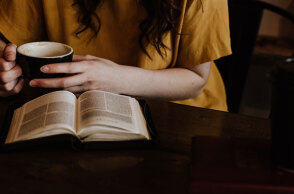 reading, book, woman