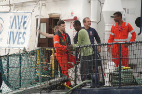 To πλοίο Alan Kurdi της γερμανικής μη κυβερνητικής οργάνωσης Sea-Eye