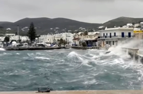 Πάρος, κακοκαιρία 