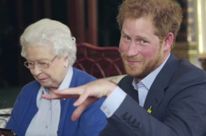 Βασίλισσα Ελισάβετ και πρίγκιπας Χάρι 