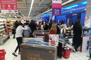 Πανζουρλισμός στο κατάστημα του Μονπελιέ