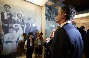 Ο Κυριάκος Μητσοτάκης στο Εθνολογικό Μουσείο Θράκης