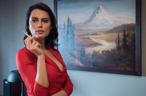 Η Cartinel Marlon στην ταινία «Οι σφυρίχτρες (La Gomera)»