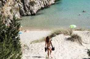 Παραλία Βοϊδοκοιλιάς στη Μεσσηνία