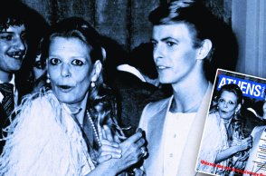 Η Μελίνα και ο Μπόουι στο εξώφυλλο της ATHENS VOICE